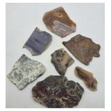 Collection Gemstone Rock Slices