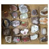 Yellow Datolite, Copper Falls, Isle Royal. Agate +