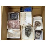 Rose Quartz, Mineral Rock, Copper Sulfate +