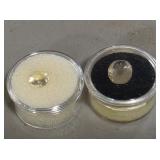 1.56 Golden Beryl & 12x10MM Rutillated Quartz