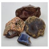 4pc Agate Collection