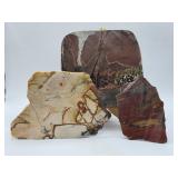 Jasper, Mescalero, Indian Paint Slab Slices