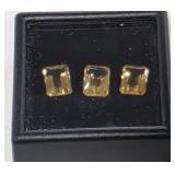 3pc Citrine  Gemstones
