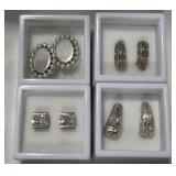 4pr 925 Earrings