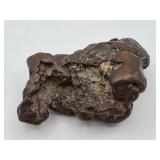 Native Copper Nugget Mineral Rock