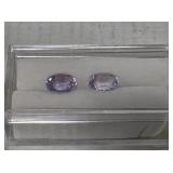 Two Amethyst  Gems 7x9MM