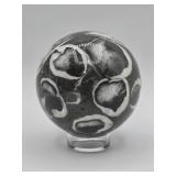 Oceanic Quartz Madagascar Sphere on stand