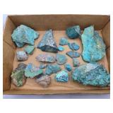 Collection of Raw Chrysocolla