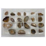 Polished Half Nodules Tray