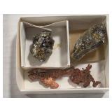 Sphalerite  Crystals & Copper
