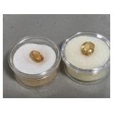 Orange Citrine Gemstones 8x10MM and 12x7MM