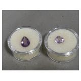 Teardrop & Heart Amethyst Gemstones