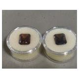 12x10MM Cubix Zirconia Gemstones- Two