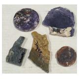 Jasper, Tiffany, Jaborite, Agate Stone Slices