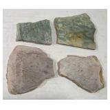 4pc Jasper Slices