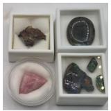 Ammolite, Rare Tugputite, Labradorite & Pallasite