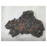 Native Copper Dark Basalt Matrix