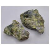 2pc Rare Green Wavellite