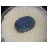 Dark Opal Lightning Ridge Aus Gemstone