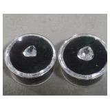 Trillion Cut Gemstones- Two
