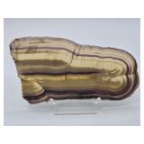 Rainbow Fluorite Crystal Slice