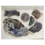 Blue Forest Petrified, Tiffany, Moss, Jasper +