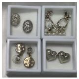 925 Earrings - set of 4
