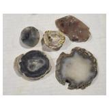 Mex Coconut, Blue Forest, Dendrtic Agates +