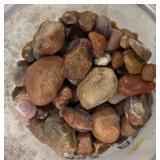 Eye Agates in jar