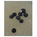 Sapphires Dark Blue Cut Gemstones