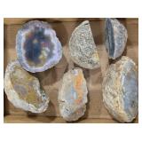 6pc Thunderegg Geodes & Agates