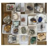 Azurite, Malachite, Sphalerite +