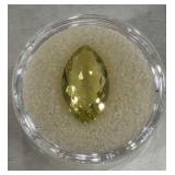 Lemon Quartz Gemstone 16x10MM