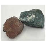 Malachite & Petrified Wood