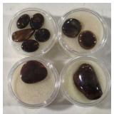 Fire Agates Polished Stone Collection