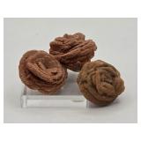 3pc Barite Desert Rose Crystal Clusters