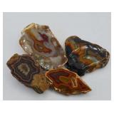 4pc KY Agate Nodules