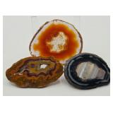 3pc Agate Slices