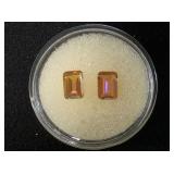 Two Orange Topaz 5x7MM