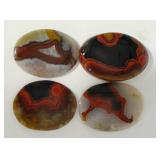 4pc Polished KY & MX Agate