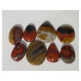 8pc Agates Polished