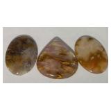 Chery Creek Jasper, Caramel & Plume Agates
