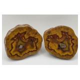 2pc Alabamy Tennessee Agate Geodes