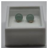 Jade Stud Earrings