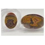 2pc Kentucky Agate Polished Slices