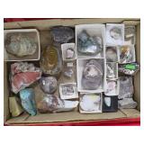 Datolite, Fairburn Agate, Copper Falls, Dexel +