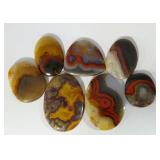 7pc Kentucky Agates Polished - ready for jewelry