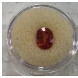 3.5CT Orange Iramoral Sapphire Gemstone