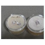 Topaz & Rose Quartz Gemstones