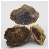 3pc Condor Agate Nodule Collection